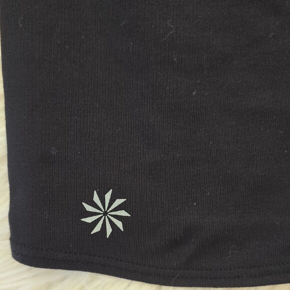 Athleta Black Leggings with Skirt Overlay - Picture 2 of 6